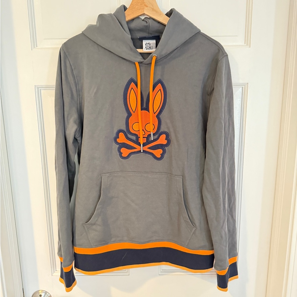Psycho Bunny Gray Corby Twill logo Small